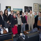 Lobby Corps Members with Rep. Defazio