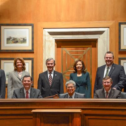 Photo: Members of the 112th Senate Committee on Indian Affairs. Front row left to right: Senator John McCain (R-AZ), Vice-Chairman John Barrasso (R-WY), Chairman Daniel Akaka (D-HI) and Senators Kent Conrad (D-ND) and Tim Johnson (D-SD). Back row left to right: Senators Mike Crapo (R-ID), Lisa Murkowski (R-AK), Mike Johanns (R-NE), Maria Cantwell (D-WA), Jon Tester (D-MT) and Al Franken (D-MN). Senators Daniel Inouye (D-HI), John Hoeven (R-ND) and Tom Udall (D-NM) not pictured.
