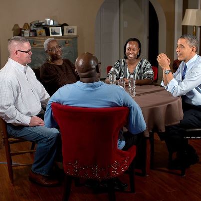 Photo: Tiffany shared what $2,000 meant to her...and the President stopped by to talk about it: http://wh.gov/NvPt
