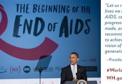 Photo: Statement from President Obama on World AIDS Day 2012: http://wh.gov/51Z8