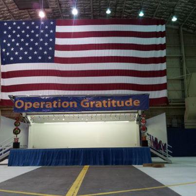 Photo: Set up for Sunday's Welcome Home Concert for the Troops. Just my way of saying thanks to the Spartans of the 4-25, who are back from Afghanistan after a year-long deployment. Like this to say thanks!