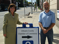 Meeting with the Orleans County Chamber of Commerce