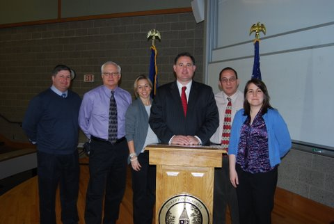Congressman Guinta visited with teachers at Pinkerton Academy in Derry, NH