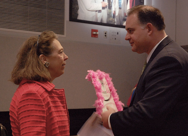 Congressman Guinta with Teresa Rosenberger, President of Devine Strategies at his Empower, Educate, Engage Women's Conference