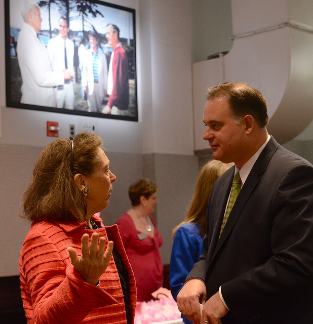 Congressman Guinta with Teresa Rosenberger, President of Devine Strategies at his Empower, Educate, Engage Women's Conference