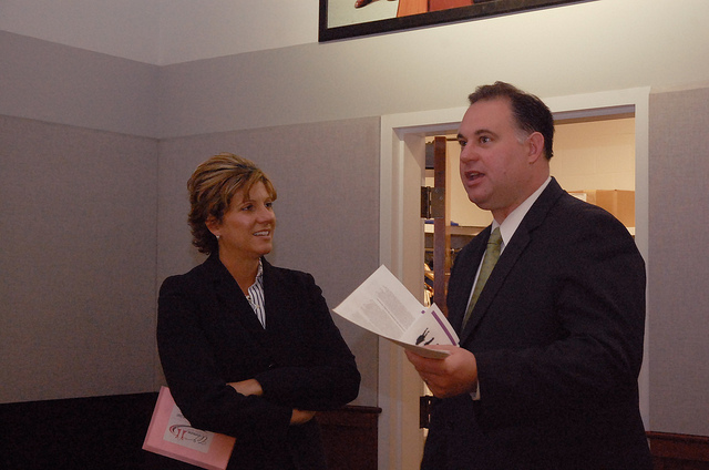 Congressman Guinta with Dianne Mercier, President of People's United Bank NH at his Empower, Educate, Engage Women's Conference