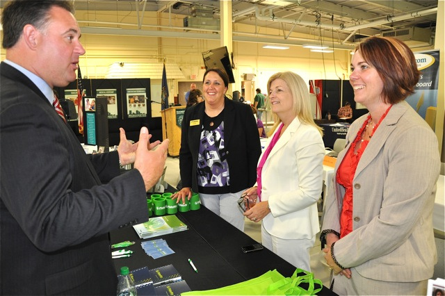 Congressman Guinta visited with attendees at his Women's Job Fair hosted at Manchester Community College