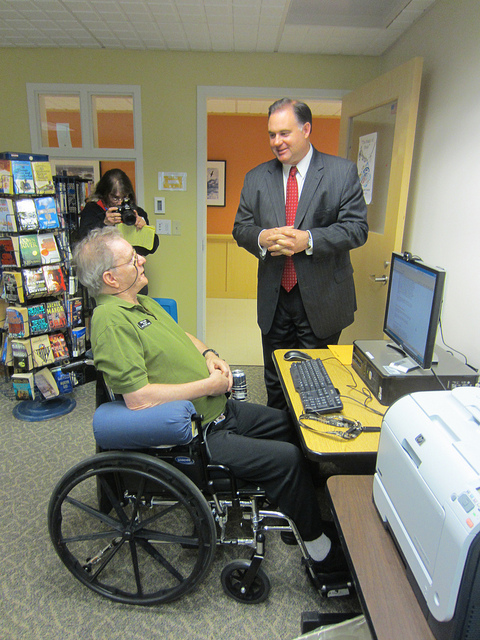 Congressman Guinta had the opportunity to meet with Veterans at the New Hampshire Veterans Home in Tilton, NH