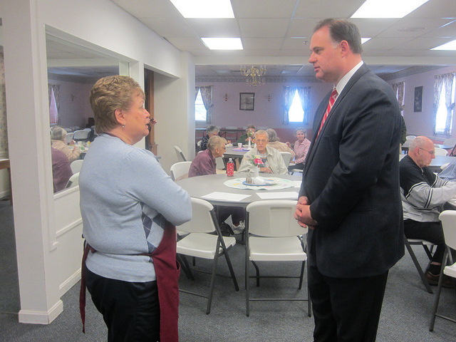 Congressman Guinta visited with the residents and staff at the Merrimack Senior Center in Merrimack, NH