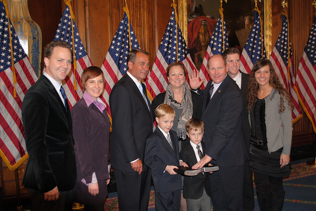 Photo with Speaker Boehner and Family