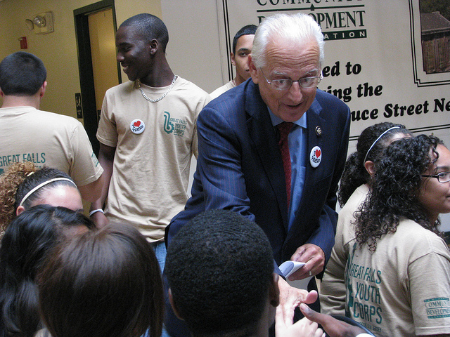 8.25.2010 - Rep. Pascrell Greets Members of the Great Falls Youth Corps
