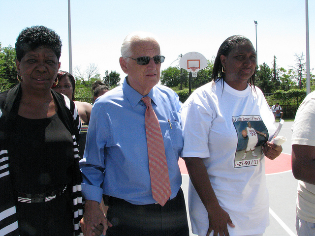 7.31.2010 - Alfred Speer Village Basketball Court Dedicated To Slain Resident