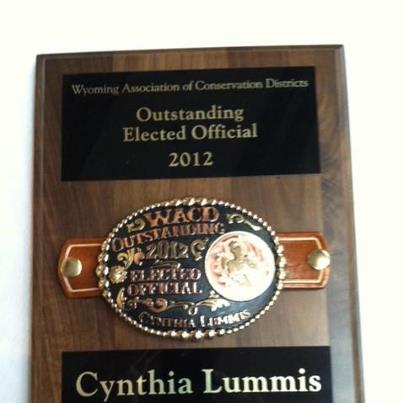 Photo: Thank you to the Wyoming Association of Conservation Districts! It's an honor to represent the state of Wyoming.