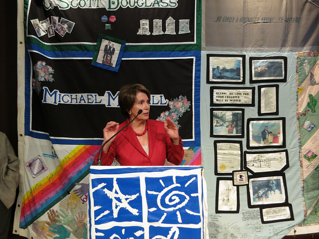 Congresswoman Commemorates the 25th Anniversary of the AIDS Memorial Quilt