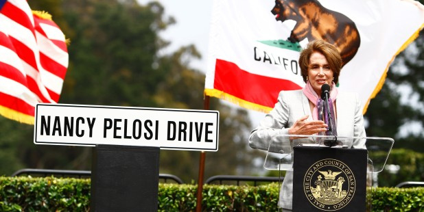 Congresswoman Pelosi at the renaming of Middle Drive East in Golden Gate Park