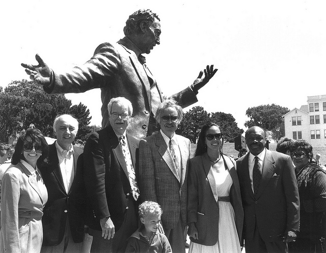 Congresswoman Pelosi at the Unveiling of Late Congressman Phillip Burton's Statue