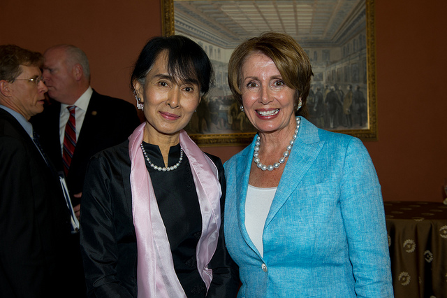 Congresswoman Pelosi honors Daw Aung San Suu Kyi