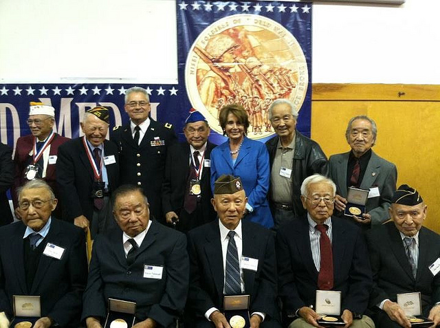 Congresswoman Pelosi at a Nisei Veterans Event