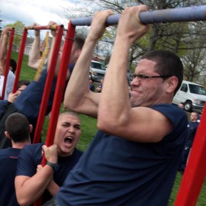 Photo: In the Delayed Entry Program (DEP), poolees train throughout the year at field events and physical fitness challenges designed to prepare them for excellence at Recruit Training. 

Photo by Sgt Timothy Parish