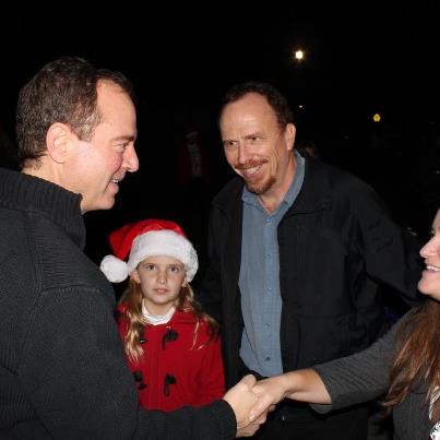 Photo: I had the opportunity to meet Kevin and Julia Dixon, and their daughter Janel, earlier this week at the La Cañada Flintridge Festival in Lights. About 100 local children attended the event and got to meet Santa - and a few of his reindeer!