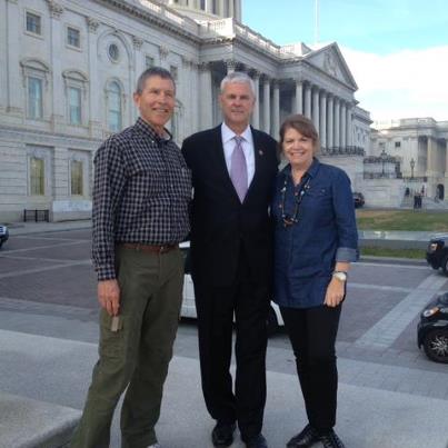 Photo: Great to see Bob and Pam Smith at the Capitol yesterday!