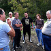 Rep. Hayworth speaks with small business owners in the Village of Florida about the severe flooding of Quaker Creek that was caused by Hurricane Irene.