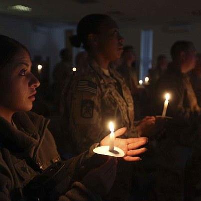 Photo: This Christmas Eve, may God bless all those in harm's way and their loved ones here at home. To our veterans and those who serve, we salute you and we thank you. Merry Christmas.