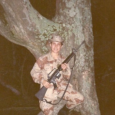 Photo: Photo of the Day: Christi Penner Thoroughman served in the U.S. Army. She is photographed at Ft. Campbell, KY in 1991 ahead of Operation Desert Storm. She now serves fellow Veterans at the Boise VA Medical Center. Thank you for your service in and out of uniform, Christi!