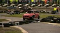 A leap of faith as rusty old bangers compete in car jumping competition