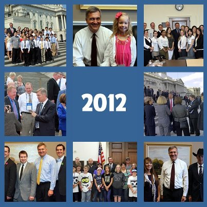 Photo: This year, I had the chance to meet with many Utahns in my Washington DC and Utah offices. I appreciate their time and expertise as we discussed our State's issues, concerns and needs - democracy works best when everyone is involved.