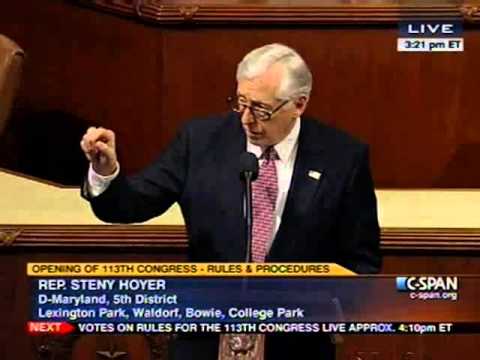 Hoyer Floor Remarks on Republican Rules Package