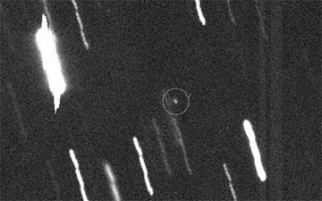 Asteroid Apophis was discovered on June 19, 2004. Image credit: UH/IA