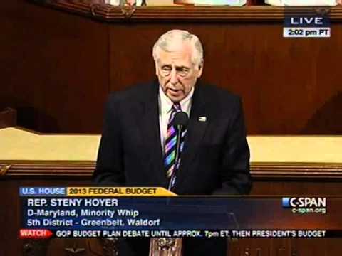 Hoyer Floor Statement on the Republican Budget for Fiscal Ye...