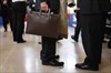 Men with briefcases. REUTERS Mike Segar
