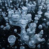 Methane Bubbles Ice