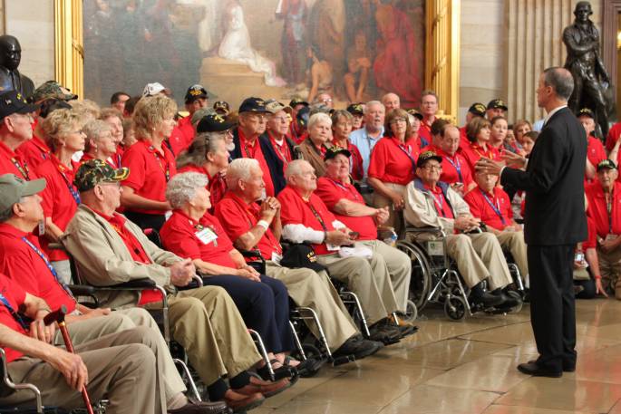 Panhandle Honor Flight Visits the Capitol