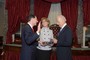 Senator Barrasso gets sworn into the 113th Congress Thursday by Vice President Biden and accompanied by his wife Bobbi Barrasso.