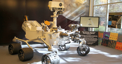 A model of the Mars rover Curiosity