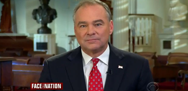On CBS’ Face the Nation, Kaine Makes Case for Congress's Role In Authorizing The Fight Against ISIL 