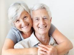 senior citizens smiling