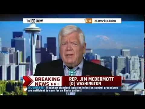 McDermott Discusses Ebola Virus Case w Ed Schultz | MSNBC 10 3 14