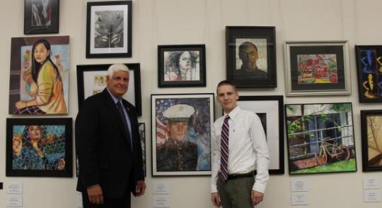 Gibbs Welcomes Congressional Art Competition Winner to Washington feature image