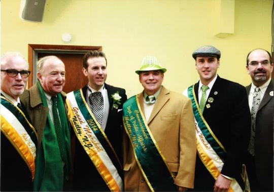 Rep. Frelinghuysen attends the Nutley St. Patrick's Day parade on March 1.