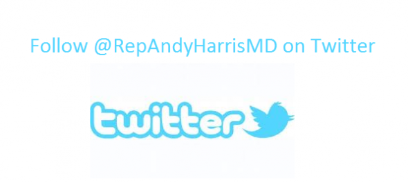 Follow Rep Harris on Twitter feature image