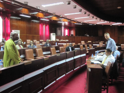 July 2010 Liberia Member Peer to Peer Exchanges at the House of Representatives of the Liberian Congress