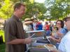 Senator Heller serves pancakes to fellow Nevadans in Boulder City on the Fourth of July
