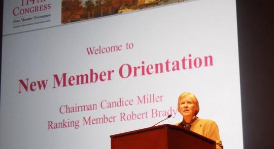 Chairman Miller Welcomes Freshman Class of 114th Congress feature image