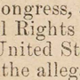 Petition for the Civil Rights Act of 1875