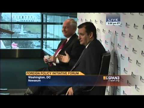 Sen. Ted Cruz Speaks at Foreign Policy Initiative Forum with Bill Kristol
