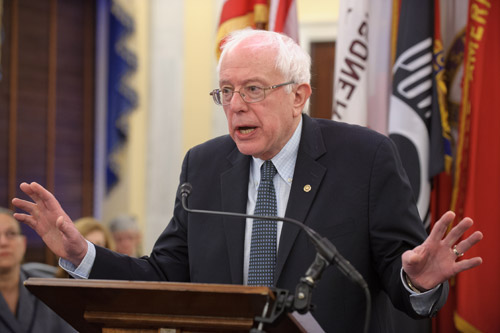 Background image for: Recent Legislation: Sanders Fights for Veterans and Military Retirees